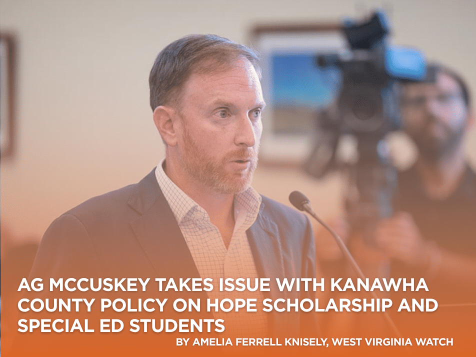 AG McCuskey takes issue with Kanawha County policy on Hope Scholarship and special ed students